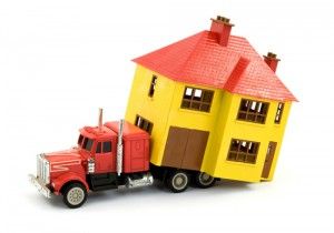 truck moving house