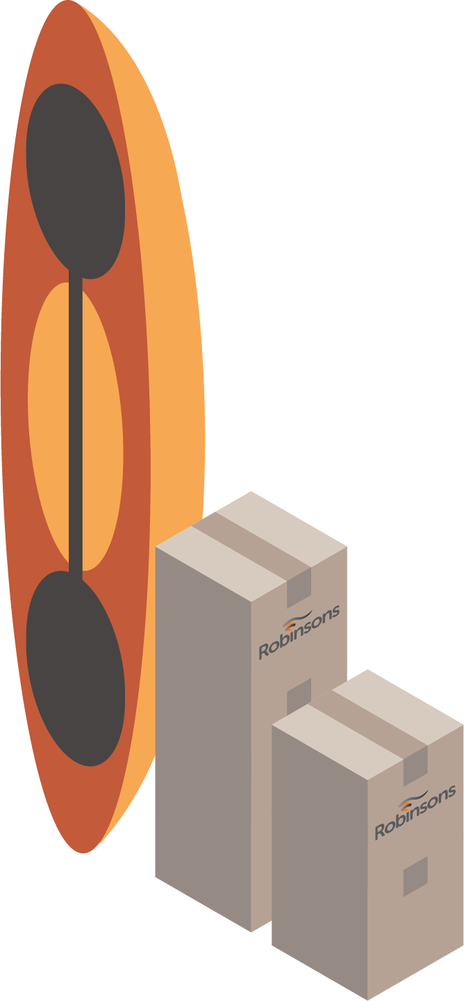 Medium - Personal Storage - Kayak, Boxes