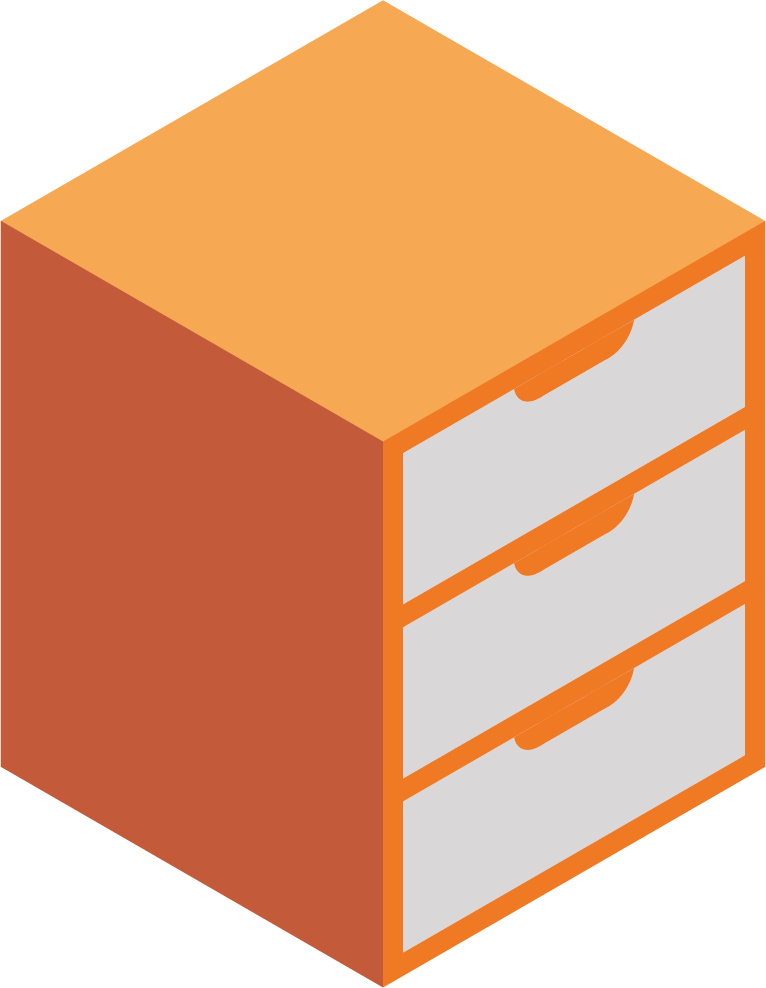 Small - Personal Storage - Cabinet
