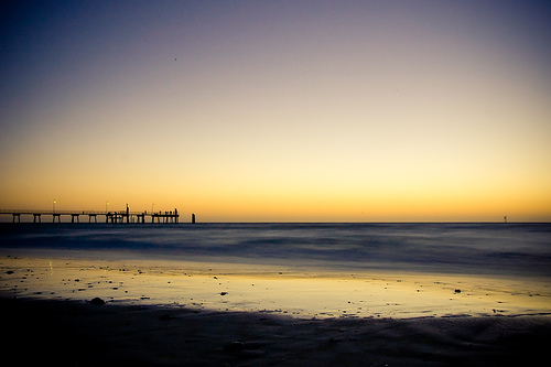 Glenelg ( Adelaide, South Australia ) sunset by Linh_rOm.