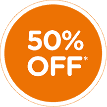 Get 50% off your first four weeks rent